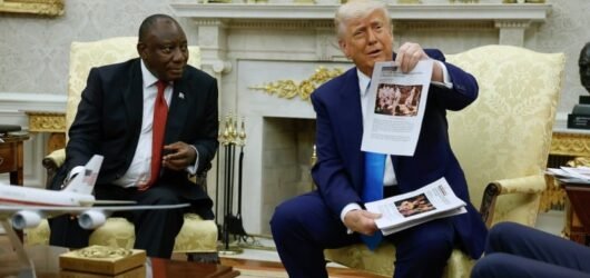 White Genocide in South Africa confronted by Trump 