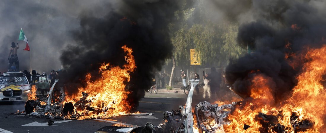 Trump Deploys 700 Marines to Los Angeles Amid ICE Riots, Newsom Vows Lawsuit
